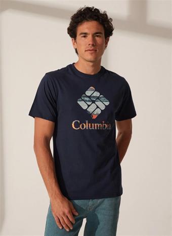 Columbia Cs0242 Csc Stacked Hyper Nature Ss Tee Erkek T-Shirt