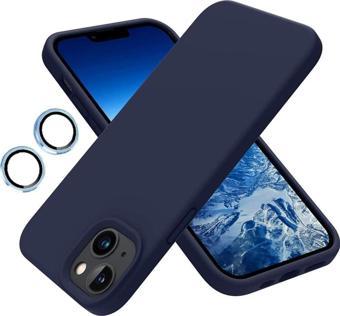 iPhone 15 Kılıf Kamera Lensli Lansman Silikon Kapak