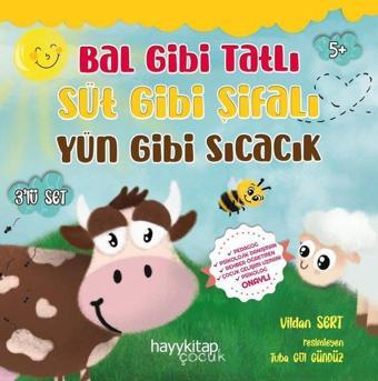 Bal Gibi Tatlı Süt Gibi Şifalı Yün Gibi Sıcacık Seti - 3 Kitap Takım - Vildan Sert - Hayykitap