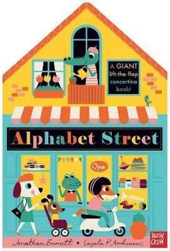 Alphabet Street: A Giant Lift - the - Flap Concertina Book! - Jonathan Emmett - NOSY CROW