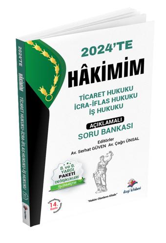 Dizgi 2024 Hakimim Hakimlik Ticaret-İcra ve İflas-İş Hukuku Soru Bankası Çözümlü 14. Baskı Dizgi - Dizgi Kitap Yayınları