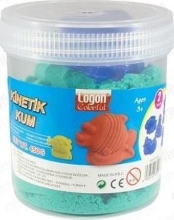 Logon Kinetik Kum Yeşil 450 Gr + 2 Kalıp L6005Y