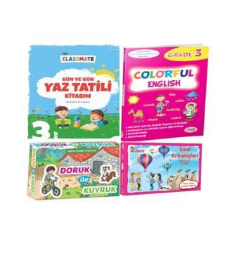 3. Sınıf Gün Ve Gün Yaz Tatili Kitabım+Sınıf Arkadaşları Hikaye + Doruk ile Kuyruk Ve Colorful Englısh Grade 3 - Okyanus Yayıncılık