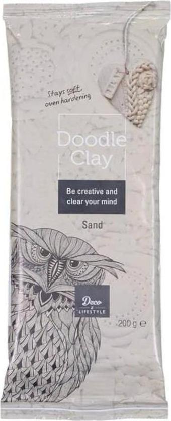 Creall Deco Doodle Clay Polimer Kil 200 gr Sand