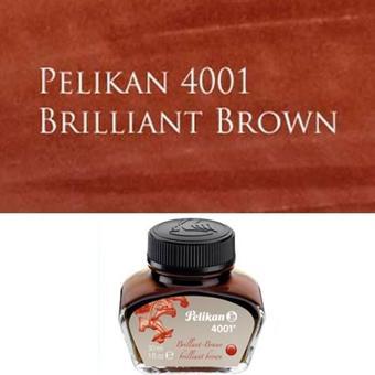 Pelikan 4001 Dolmakalem Mürekkebi 30 ml. KAHVERENGİ