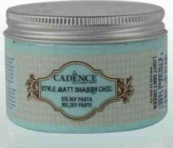 Cadence Style Matt Shabby Chic Rölyef Pasta SR-11 AÇIK NANE YEŞİLİ