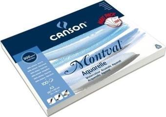 Canson Montval Maxi Pack Suluboya Blok 300 gr. 100 Sayfa 29,7x42 cm. (A3)