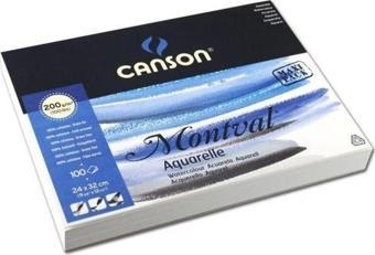 Canson Montval Maxi Pack Suluboya Blok 200 gr. 100 Sayfa 24x32 cm.
