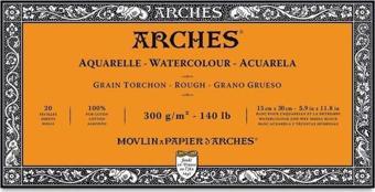 Arches Suluboya Blok Rough Natural White 300 gr 15x30 cm 20 Sayfa