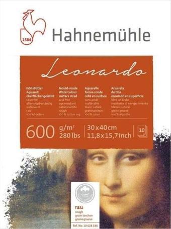 Hahnemühle Leonardo Rough Suluboya Blok 30x40 cm. 600 gr. 10 yp.