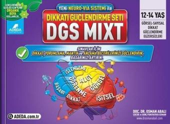 Dikkati Güçlendirme Seti Mixt 12-14 Yaş - Osman Abalı - Adeda Yayıncılık