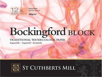 St Cuthberts Mill Bockingford Suluboya Blok Hot Pres 300 gr 180x130mm 12 yp