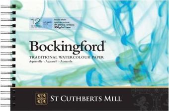 St Cuthberts Mill Bockingford Spiralli Suluboya Defteri Cold Pres 300 gr 297x210mm (A4) 12 yp