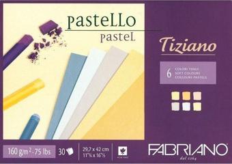 Fabriano Tiziano Pastel Pad 160 gr. A3 30 yp. Soft Colour 6 Karma Renk