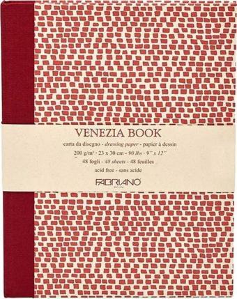 Fabriano Venezia Book Çizim ve Boyama Defteri 200 gr. 23x30 cm. 48 yp.