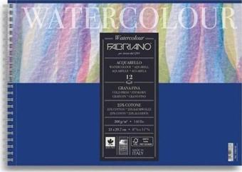 Fabriano Watercolour Spiralli Suluboya Defteri 300 gr. A4 12 yp. Soğuk Basım