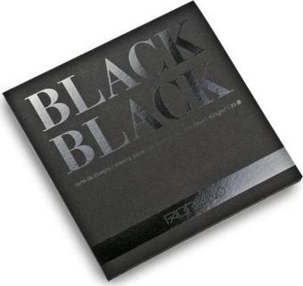 Fabriano Black Black Çok Amaçlı Pürüzsüz Yüzeyli Blok 300 gr. 20x20 cm. 20 yp.