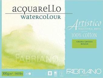 Fabriano Artistico Traditional White Suluboya Blok 300 gr. 31x41 cm. 20 yp. Kaba Grenli Rough