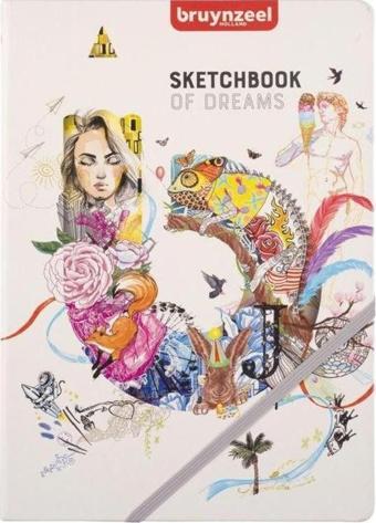 Bruynzeel Sketchbook Sert Kapak Eskiz Defteri 140 gr A4 80 yp