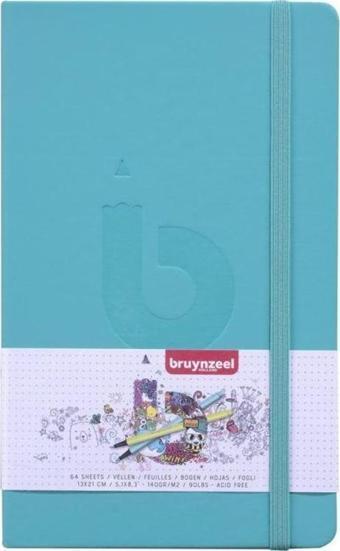 Bruynzeel Bullet Journal Noktalı Defter Sert Kapak 140 gr 13x21 cm 64 yp YEŞİL