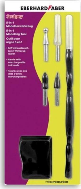 Sculpey 5 in 1 Tool Set Kil Oyma Modelaj Seti