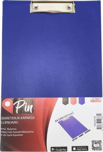 Pin A4 Kapaksız Sekreterlik Mavi