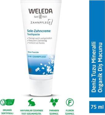 Weleda Deniz Tuzu Mineralli Organik Diş Macunu 75ml