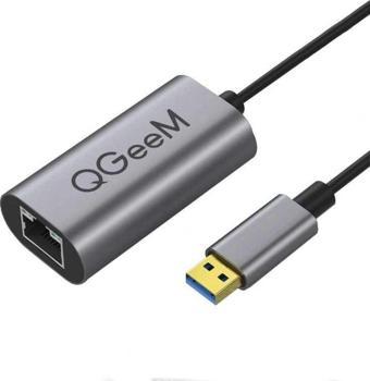 Qgeem QG-UA05 Usb To RJ45 Dönüştürücü