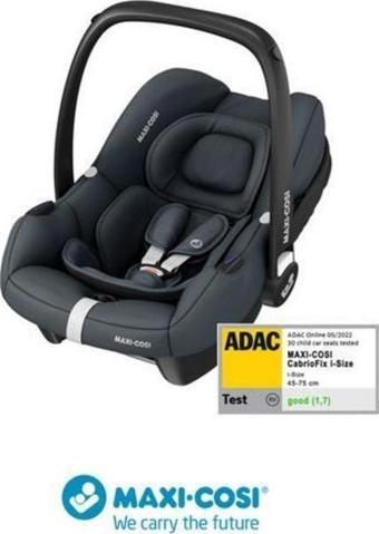 Maxi-Cosi Cabrio Fix I-Size ADAC'lı Bebek Oto Koltuğu ve Ana Kucağı 0-13kg Essential Graphite