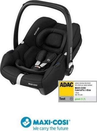 Maxi-Cosi Cabrio Fix I-Size ADAC'lı Bebek Oto Koltuğu ve Ana Kucağı 0-13 kg Essential Black