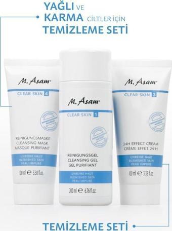 M.Asam Yağlı ve Karma Ciltler İçin Clear Skin Cilt Bakım Seti