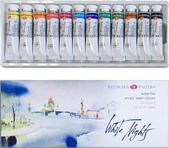 St. Petersburg White Nights Artists' Tüp Suluboya 12 Renk x 10 ml