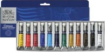 Winsor & Newton Cotman Tüp Sulu Boya 12 Renk x 8 ml.