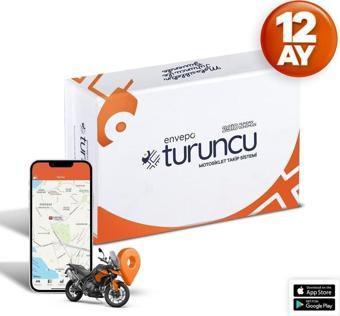 Turuncu Motosiklet Takip Cihazı (12 Aylık) Mobil Araç Takip Cihazı