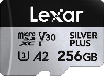 Lexar 256GB Silver Plus 205mb 4K V30 UHSI Micro SD Hafıza Kartı