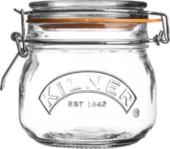 Kilner Klipsli Yuvarlak 500 Ml Kavanoz