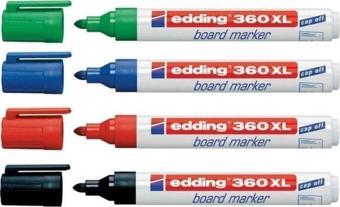 Edding 360 XL Board Marker Yazı Tahtası Kalemi 4'lü Karışık Renk