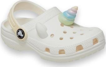 Crocs 209701 Classic I Am Dinosaur Clog T Beyaz Çocuk Terlik