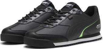 Puma MAPF1 Roma Via-Flat Dark Gray-Fizzy Green Erkek Spor Ayakkabı