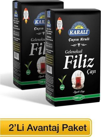 Karali Çay Karali Geleneksel Filiz Dökme Çay 1 kg x 2 Adet