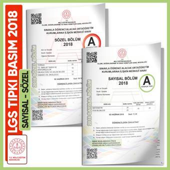 2018 LGS Sayısal ve Sözel Tıpkı Basım Çıkmış Soru Türkiye Geneli Dijital Çözümlü Kitapçıkları - İnformal Yayınları