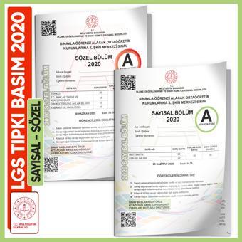 2020  LGS Sayısal ve Sözel Tıpkı Basım Çıkmış Soru Türkiye Geneli Dijital Çözümlü Kitapçıkları - İnformal Yayınları