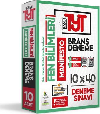  2025 YKS TYT Fen Bilimlerinin Manifestosu BRANŞ Deneme Paketi 10lu Dijital Çözümlü - İnformal Yayınları