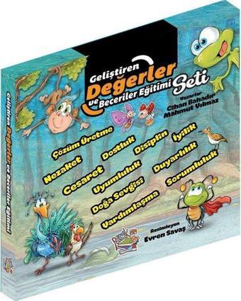 Geliştiren Değerler ve Beceriler Eğitim Seti - 11 Kitap Takım - Cihan Bahadır - Parmak Çocuk