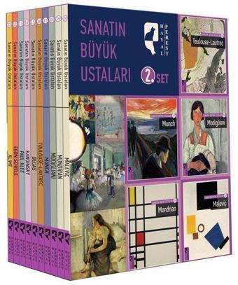 Sanatın Büyük Ustaları 2.Set - 10 Kitap Takım - Kolektif  - Hayalperest Yayınevi