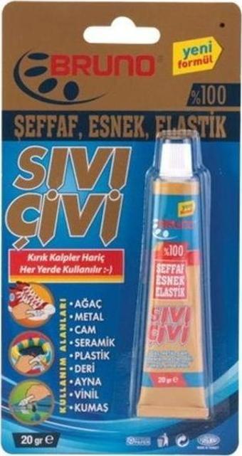 Bruno Sıvı Çivi Kuvvetli Yapıştırıcı 20 gr.