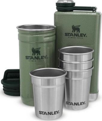 Stanley Unisex Termos Stan Adv Gift Box Shot Gl St H.Grn +Flask-Eu