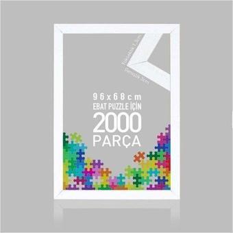 Sar Puzzle 2000 Parça Puzzle İçin Beyaz Çerçeve