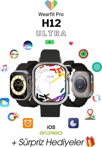 Wearfit Hk9 Ultra 2 Akıllı Kol Saati Smart Watch Model:İnç 49 Mm Amoled Ekran (Gri)