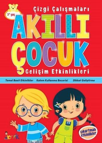 Akıllı Çocuk - Çizgi Çalışmaları - Gelişim Etkinlikleri - Kolektif  - Bıcırık Yayınları